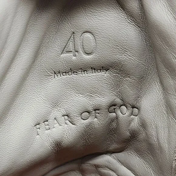 Fear of God Hiking High-top Sneakers - Nubuck Leather - Beige - 40 7US NWB - Picture 8 of 8